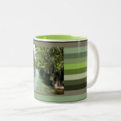 Tasse 2 Couleurs Rivière Guadalupe en Gruene, Texas (Devant droit)