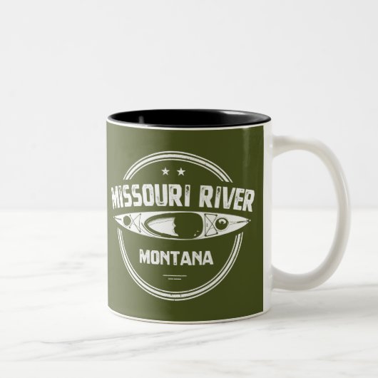 Tasse 2 Couleurs Rivière Missouri, Montana (Droit)