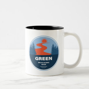 Tasse 2 Couleurs Rivière Sauvage et Scénique Green
