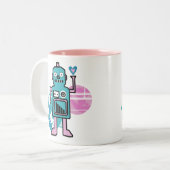 Tasse 2 Couleurs Riyah-Li conçoit le robot (Devant gauche)