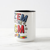 Tasse 2 Couleurs Rizz Em With The Tism Neurodiversity (Centre)