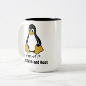 Tasse 2 Couleurs # rm - rf/* (Devant gauche)