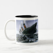 Tasse 2 Couleurs RMS de descente Titanic (Gauche)
