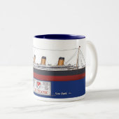 Tasse 2 Couleurs RMS Titanic (Devant droit)