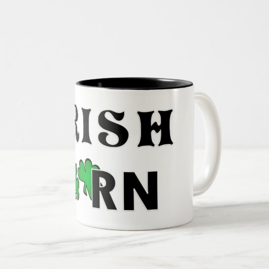 Tasse 2 Couleurs RN irlandais (Devant droit)
