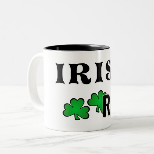 Tasse 2 Couleurs RN irlandais (Devant gauche)