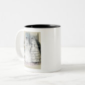 Tasse 2 Couleurs Robe de mariée Vintage Bride (Devant gauche)