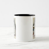 Tasse 2 Couleurs Robe de mariée Vintage Bride (Centre)