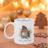 Tasse 2 Couleurs Robin Winter Delight, sur mesure