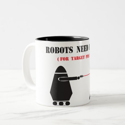 Tasse 2 Couleurs Robot (Devant gauche)