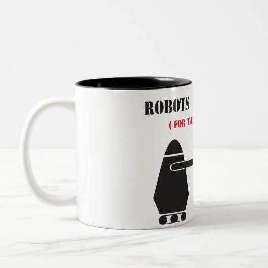 Tasse 2 Couleurs Robot (Gauche)