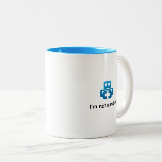 Tasse 2 Couleurs Robot-A (Devant droit)