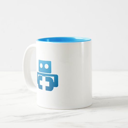 Tasse 2 Couleurs Robot-A (Devant gauche)
