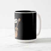 Tasse 2 Couleurs Robot de musique confus (Devant droit)