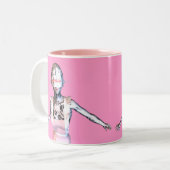Tasse 2 Couleurs robot domestique (Devant gauche)