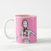 Tasse 2 Couleurs robot domestique (Gauche)