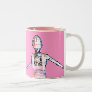 Tasse 2 Couleurs robot domestique