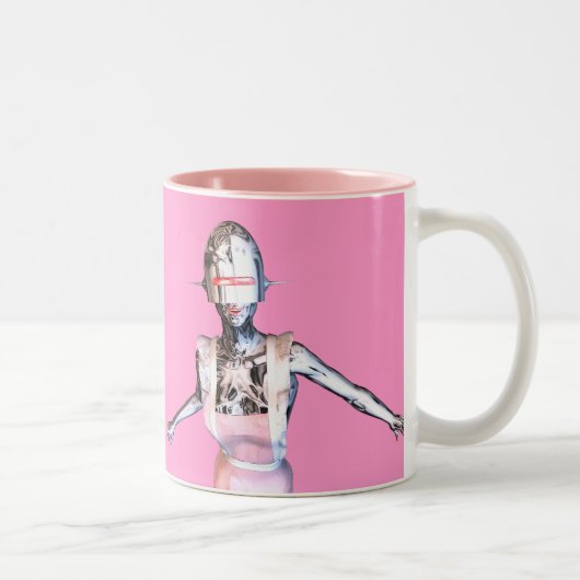 Tasse 2 Couleurs robot domestique (Droit)