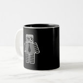Tasse 2 Couleurs Robot intelligent (Devant gauche)