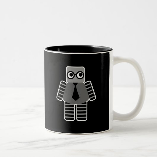 Tasse 2 Couleurs Robot intelligent (Droit)