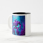 Tasse 2 Couleurs robot scout sous l'eau (Devant gauche)