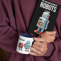 Robots rétro mignons Sci-Fi personnalisé