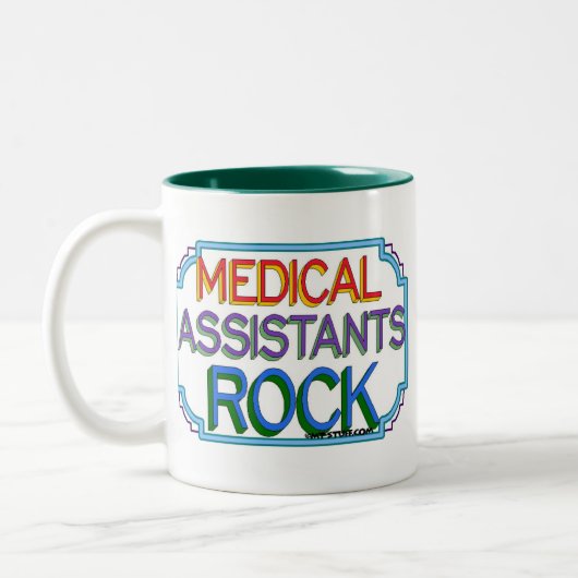 Tasse 2 Couleurs Roche d'aides médicaux (Gauche)