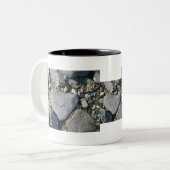 Tasse 2 Couleurs roche de coeur (Devant gauche)