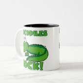 Tasse 2 Couleurs Roche de crocodiles (Devant gauche)