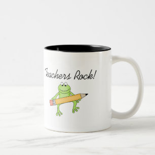 Tasse 2 Couleurs Roche de professeurs de grenouille