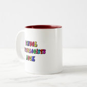 TASSE 2 COULEURS ROCHE DE PSYCHOLOGUE D'ÉCOLE (Devant gauche)