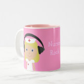 Tasse 2 Couleurs Roche d'infirmières ! (Devant gauche)