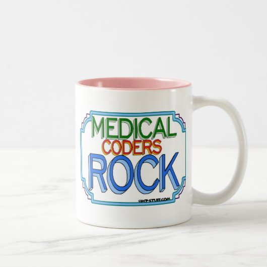 Tasse 2 Couleurs Roche Médicale de codeurs (Droit)