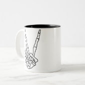 Tasse 2 Couleurs Roche, paix (Devant gauche)