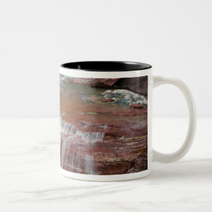 Tasse 2 Couleurs Rocher rouge dans Baring Creek dans Glacier Nation