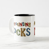 Tasse 2 Couleurs Roches de comptabilité (Devant gauche)