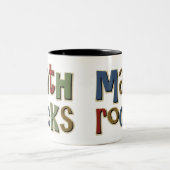 Tasse 2 Couleurs Roches de maths (Centre)