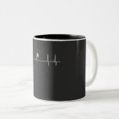 Tasse 2 Couleurs Rock Escalade Heartbeat (Devant droit)