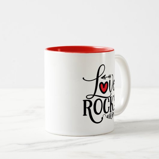 Tasse 2 Couleurs Rock Hound (Devant droit)