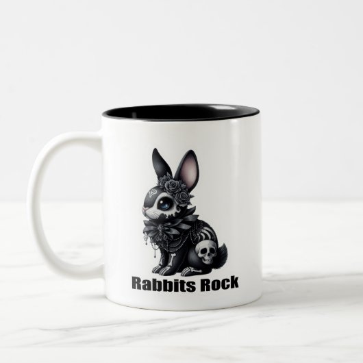 Tasse 2 Couleurs Rock lapin (Gauche)