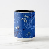 Tasse 2 Couleurs Rock & Roll Rock Star Blue (Centre)
