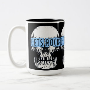 Tasse 2 Couleurs Rock Skull