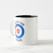 Tasse 2 Couleurs Rock the House Curling (Devant gauche)