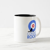 Tasse 2 Couleurs Rocks de curling (Devant droit)