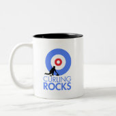 Tasse 2 Couleurs Rocks de curling (Gauche)