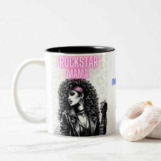 Tasse 2 Couleurs Rockstar Mama : Chantez votre déesse rock interne