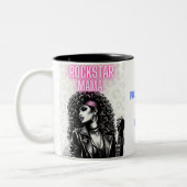 Tasse 2 Couleurs Rockstar Mama : Chantez votre déesse rock interne (Gauche)