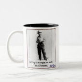 Tasse 2 Couleurs "Rogers - Démocrate " (Gauche)