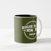 Tasse 2 Couleurs Rogue River, Oregon (Devant droit)