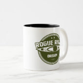Tasse 2 Couleurs Rogue River, Oregon (Devant droit)